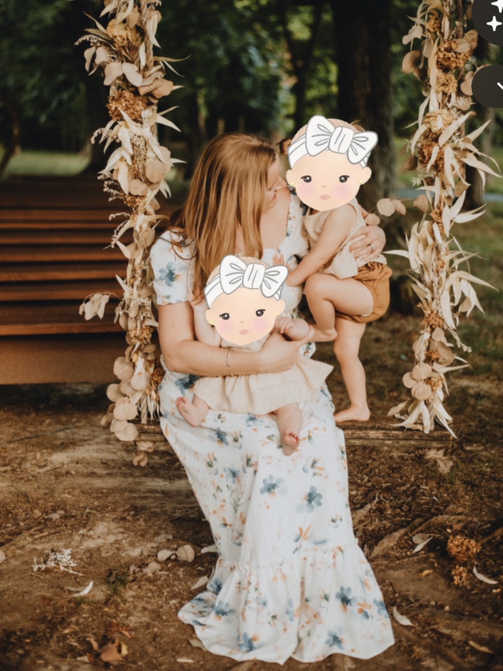 Baltic Born Smocked Floral Maxi Dress
